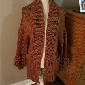 Love Riche Cozy Brown Knit Cardigan